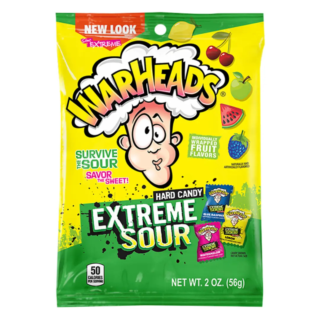 Warheads Extreme Sour Hard Candy 56g