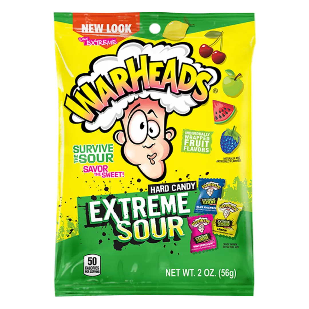 Warheads Extreme Sour Hard Candy 56g