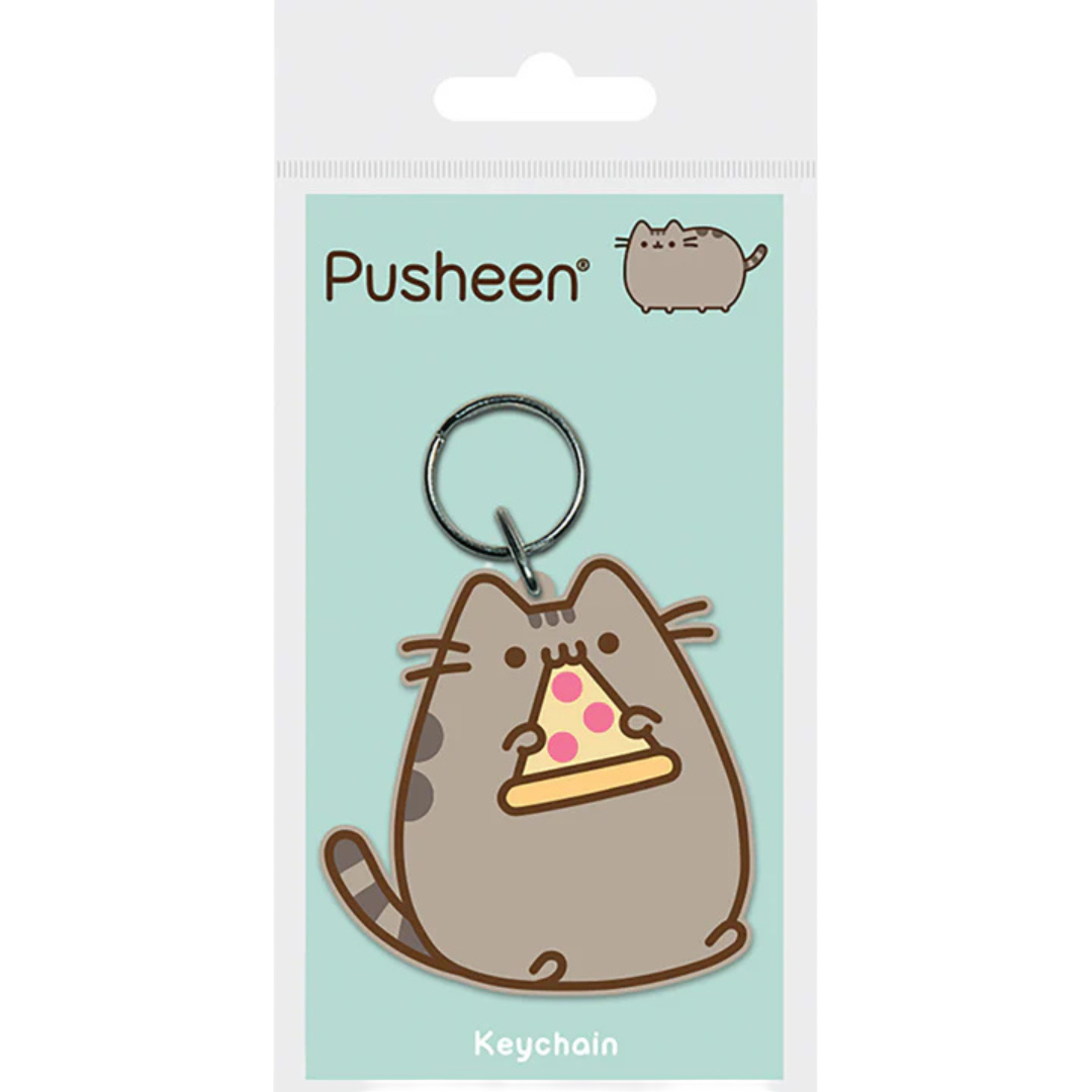 Pusheen (Pizza) Pvc Keychain