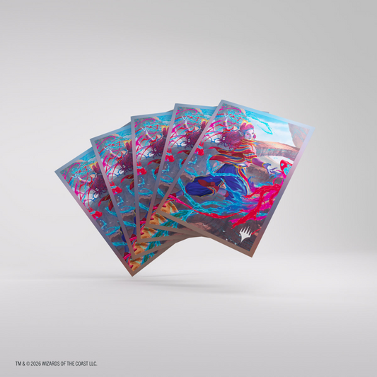 Gamegenic Magic: The Gathering Secrets of Strixhaven Premium Art Sleeves - Rootha, Mastering The Moment