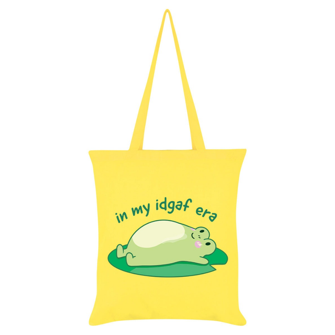 In My IDGAF Era Frog Lemon Tote Bag