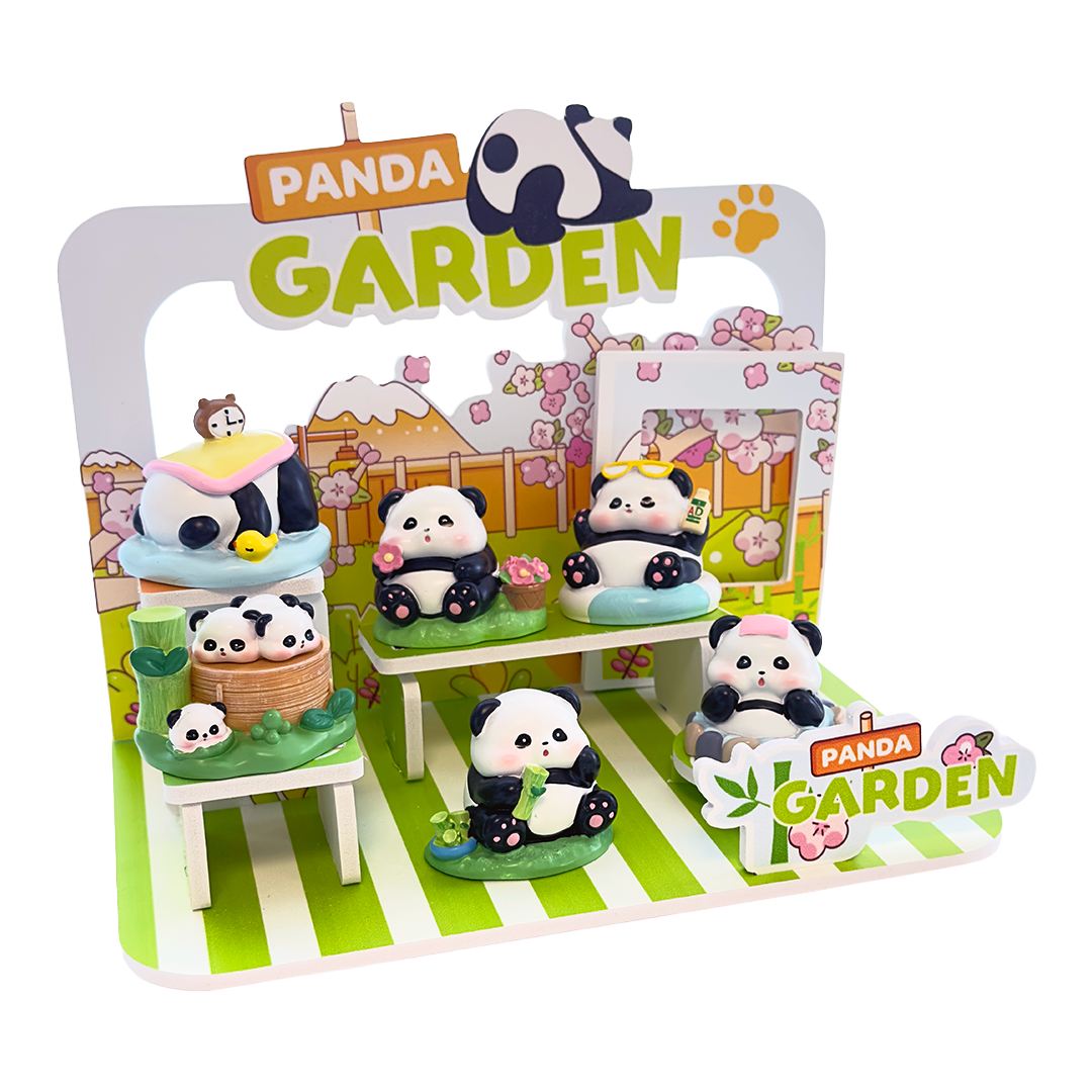 Tomi Panda Garden Lg Figurine