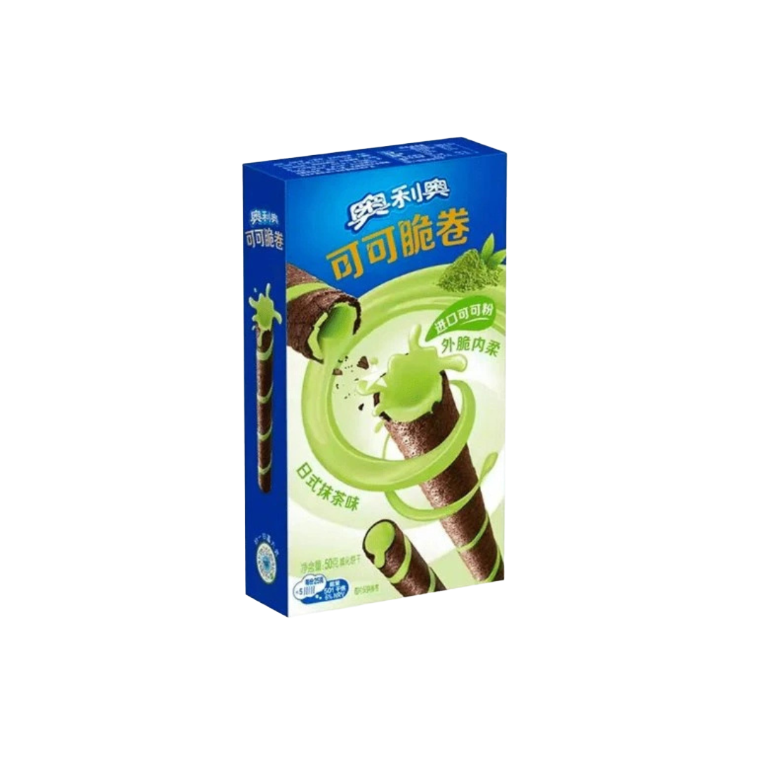 Oreo Cocoa Crispy Rolls-Japanese Matcha 50g
