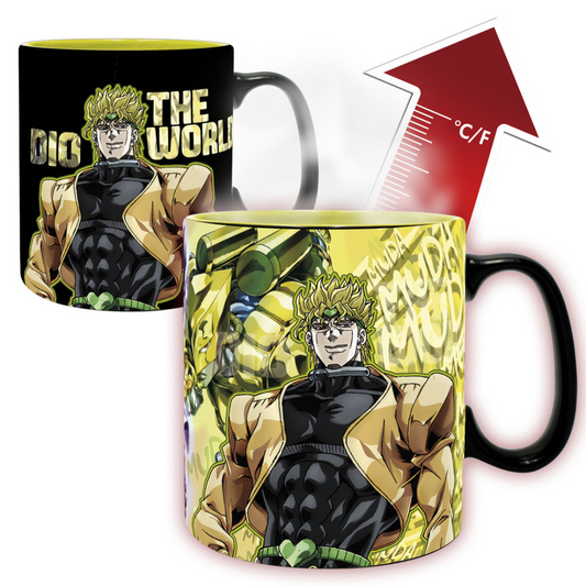 Jojo's Bizarre Adventure Jotaro Dio 460ml Heat Change Mug