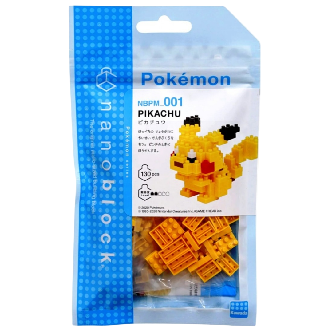 Nanoblock Pokemon Character Pack - Pikachu