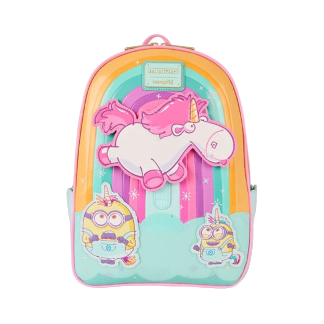 Minions by Loungefly Mini Backpack Fluffy Unicorn