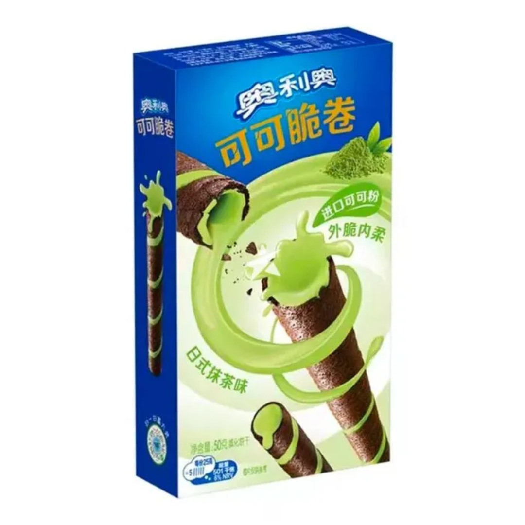 Oreo Cocoa Crispy Rolls-Japanese Matcha 50g