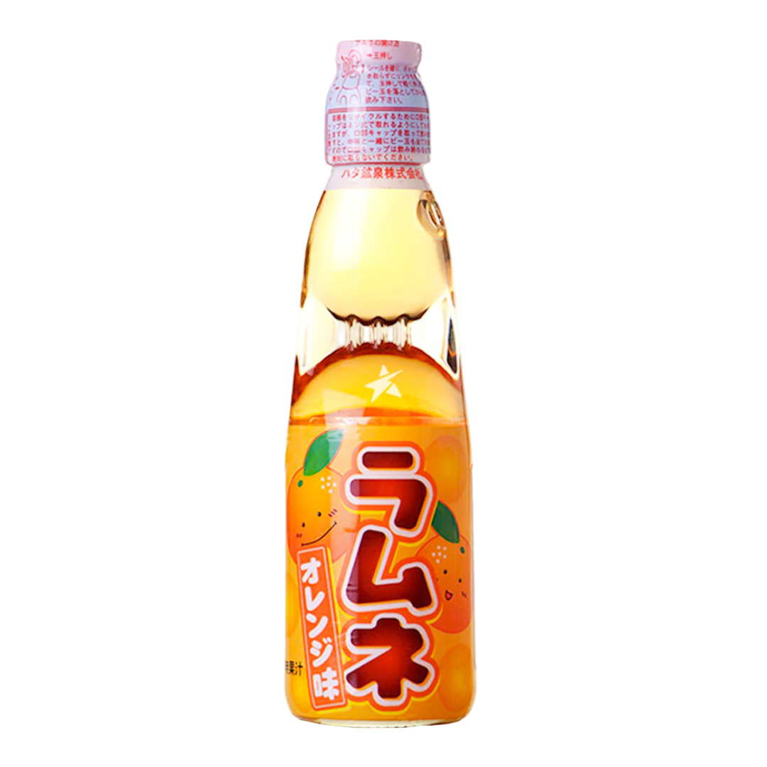 Hatakosen Orange Ramune Soda 200ml