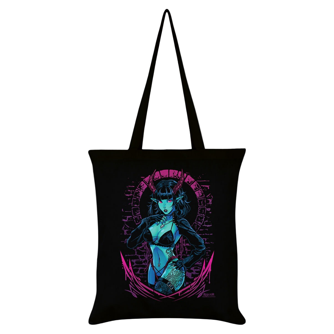Requiem Collective Jolie Black Tote Bag