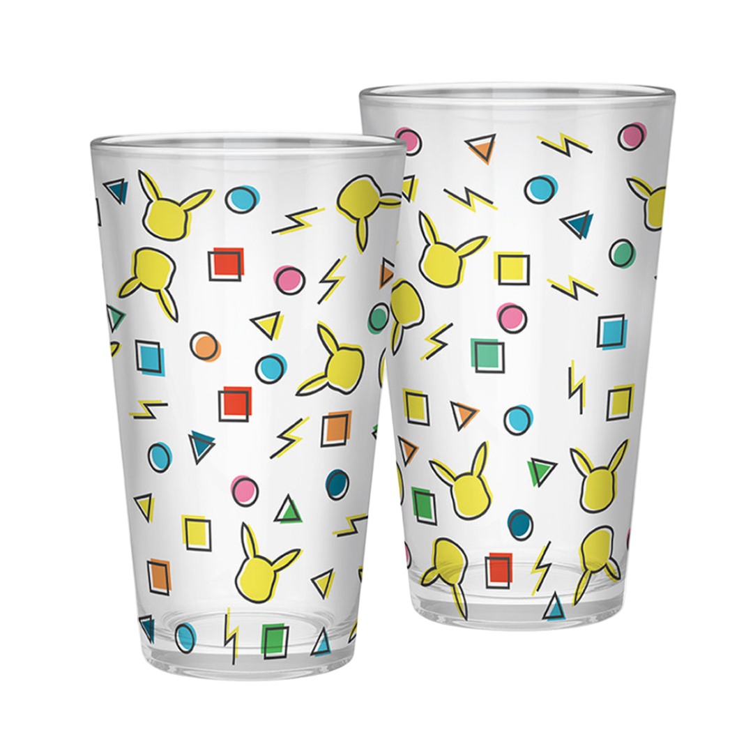 Pokemon Pikachu Pattern 400ml Glass
