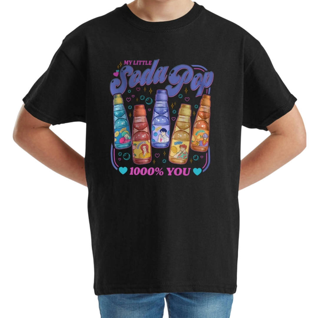 K-Pop Demon Hunters Kids Soda Pop Printed T-Shirt