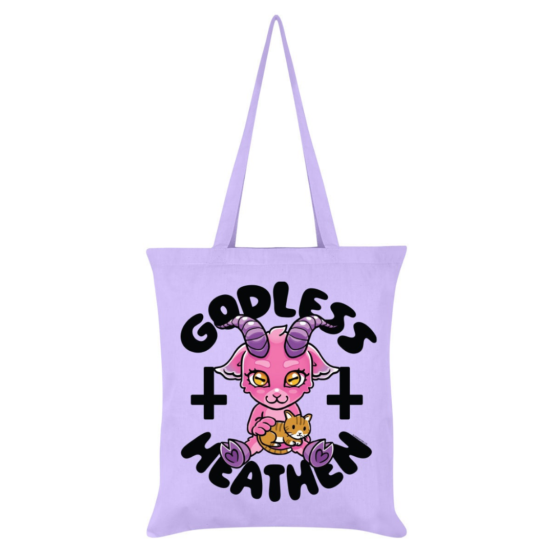 Godless Heathen Lilac Tote Bag