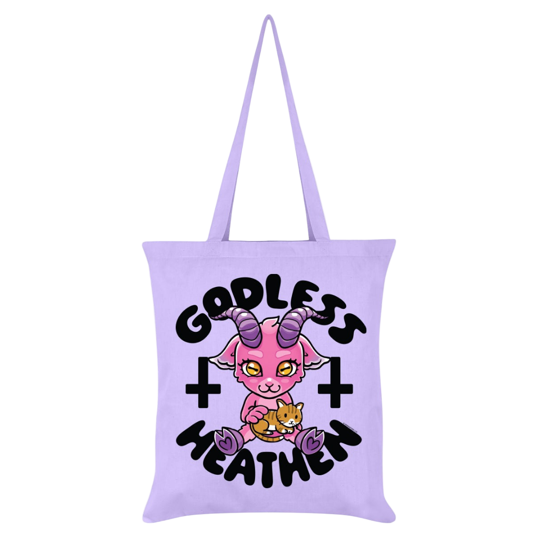 Godless Heathen Lilac Tote Bag