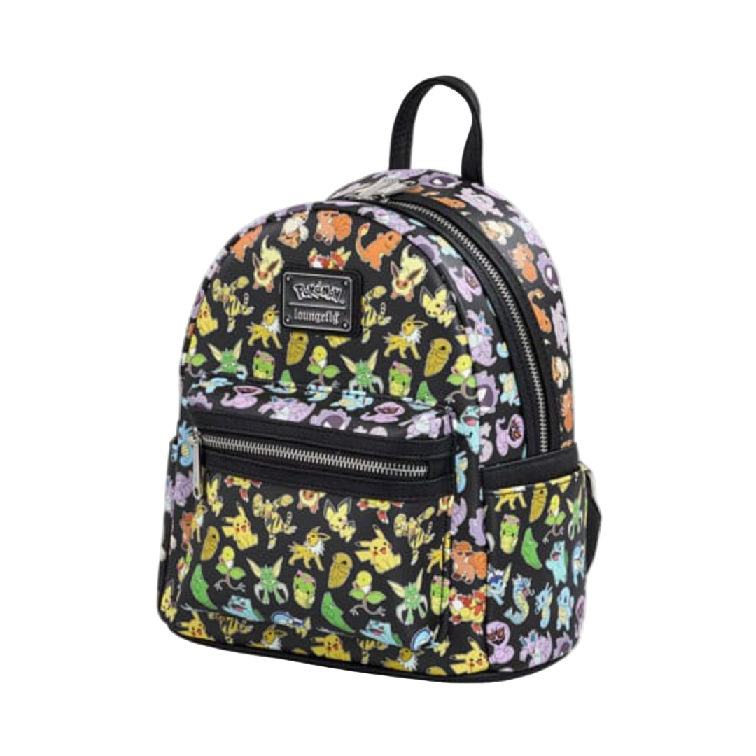 Pokemon by Loungefly Mini Backpack Multi Character All Over Print