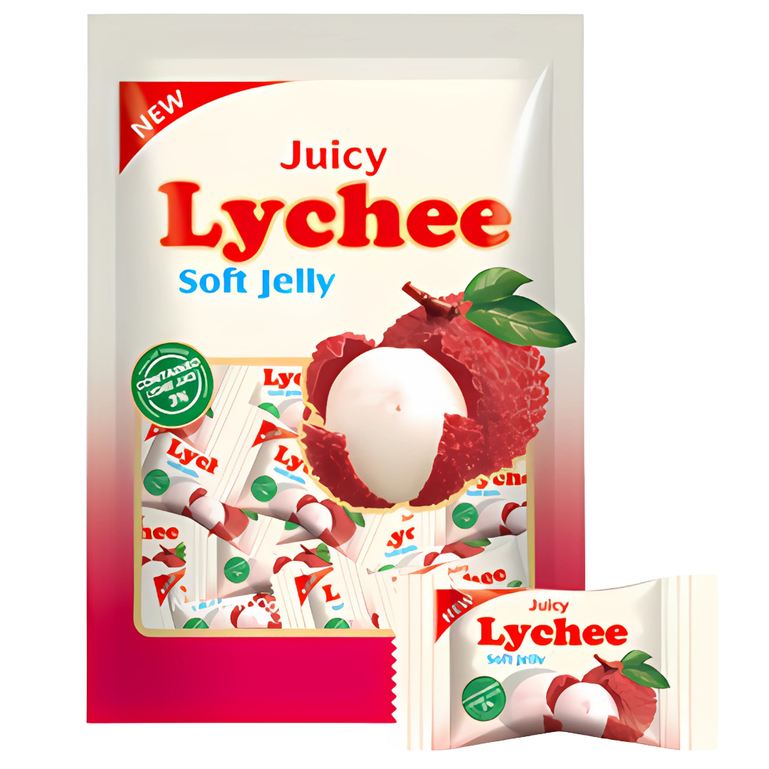 Juicy Lychee Flavour Soft Jelly 100g