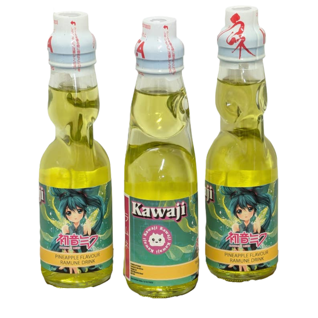 Hatsune Miku Pineapple Flavour Ramune Soda 200ml
