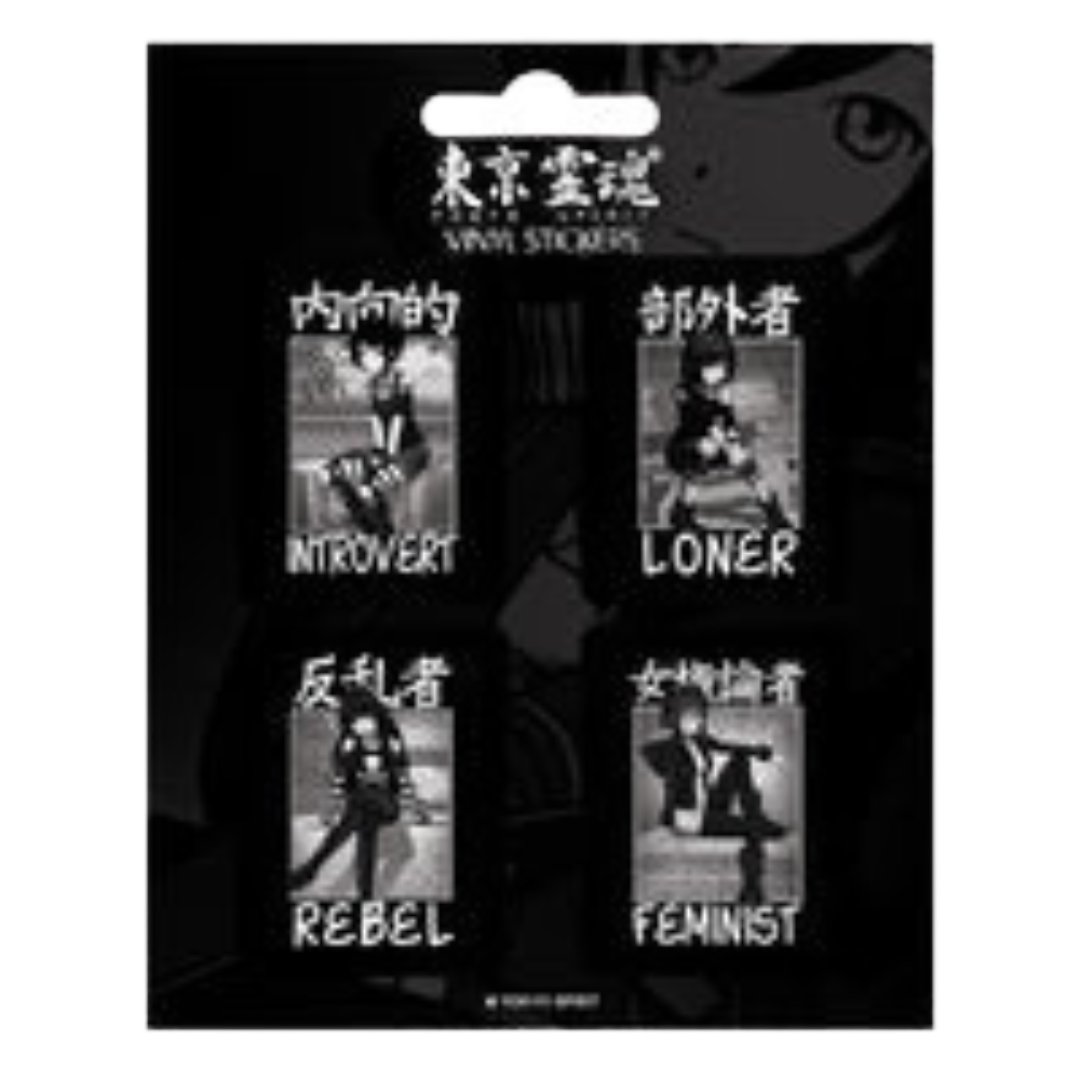 Tokyo Spirit Vinyl Stickers