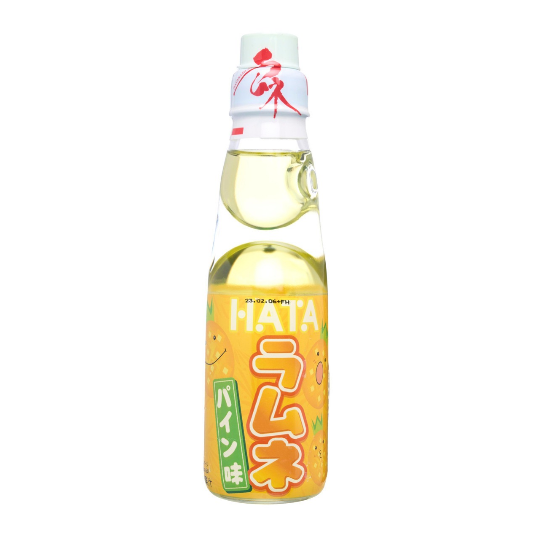 Hatakosen Ramune Soda - Pineapple Flavour 200ml