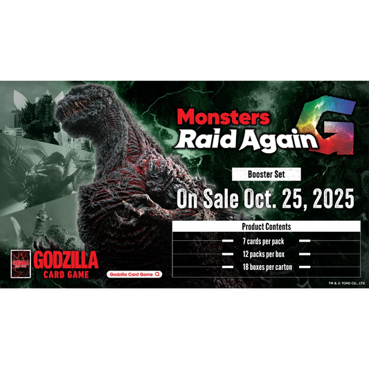 Godzilla Card Game -Booster Set 2 "G: Monsters Raid Again"