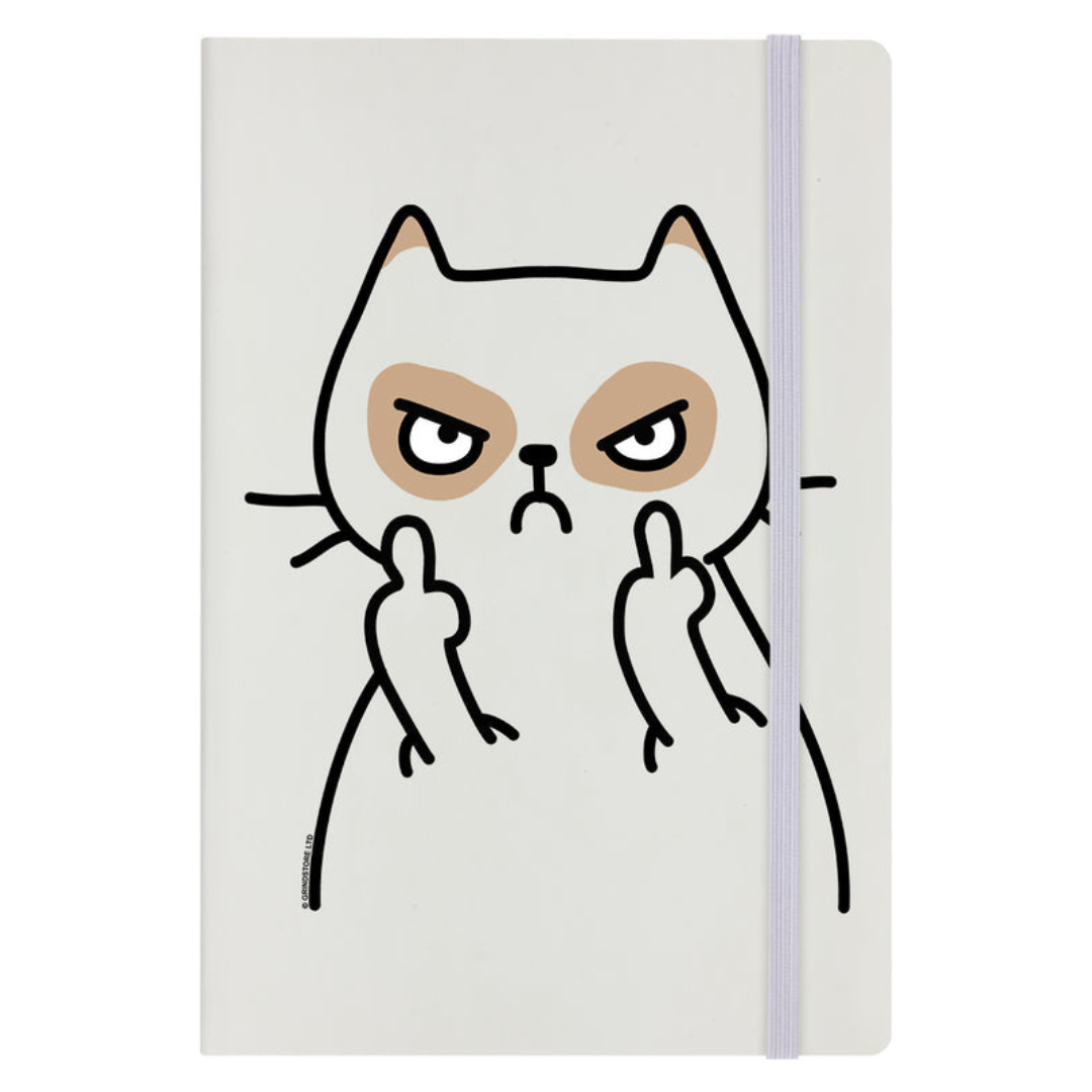 Muther Fluffer Cream A5 Hard Cover Notebook