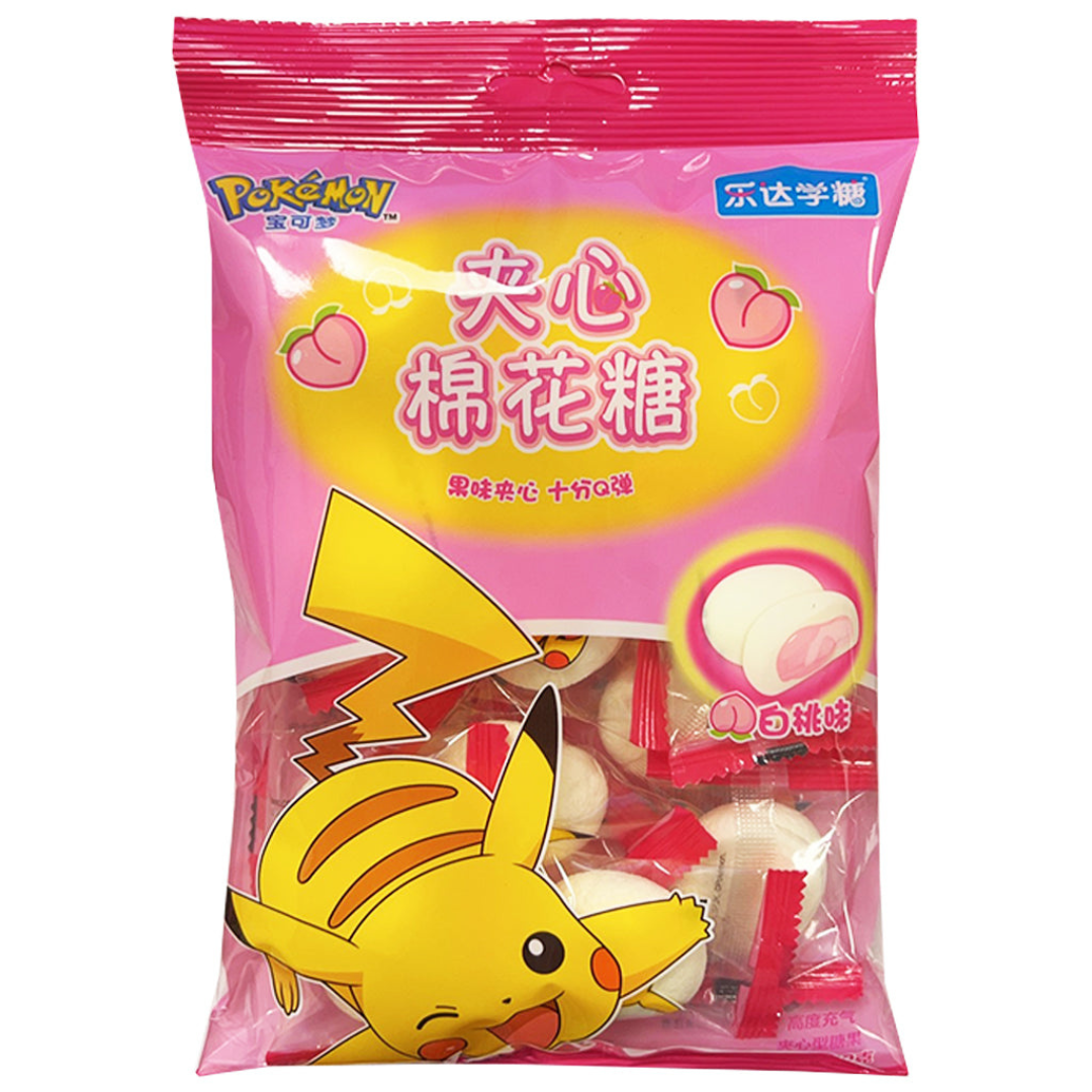 Pokemon White Peach flavored marshmallow 80g