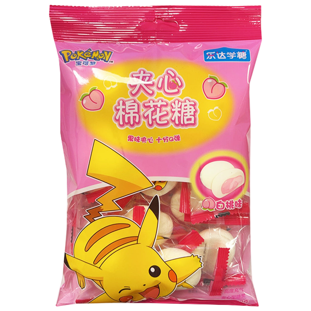 Pokemon White Peach flavored marshmallow 80g