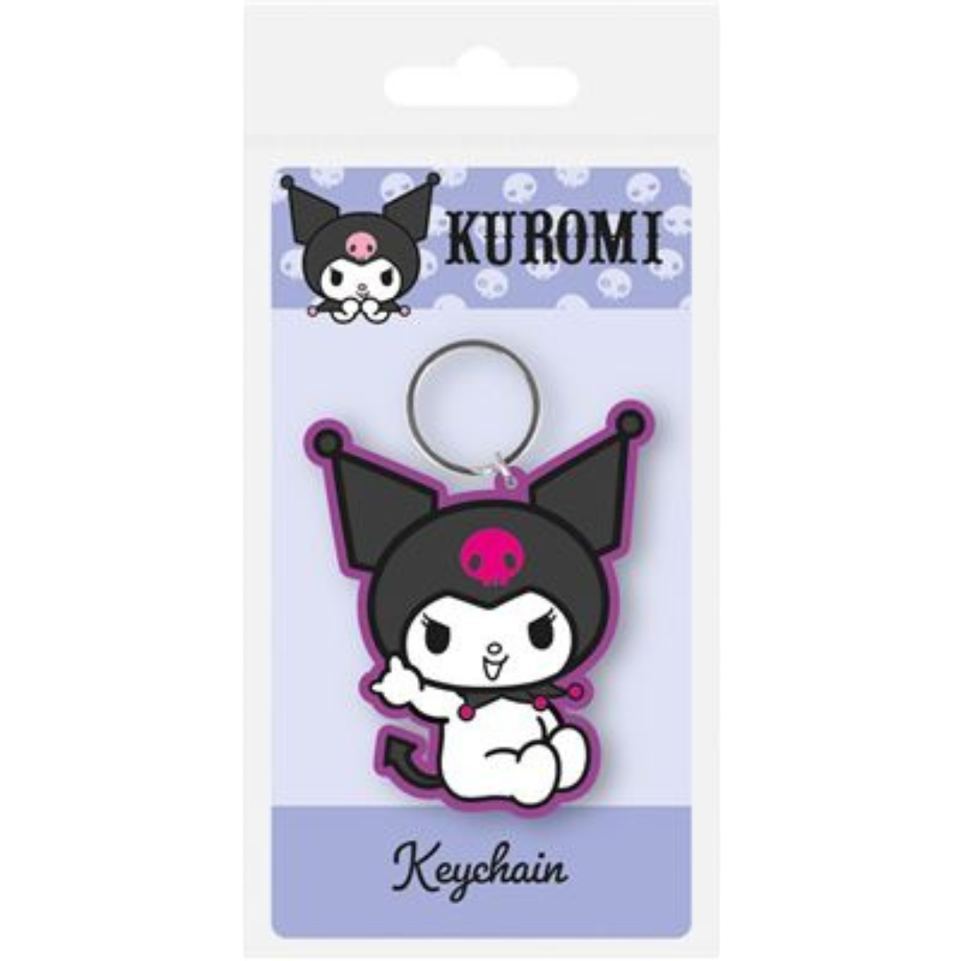 KUROMI (ROCKING) PVC KEYCHAIN