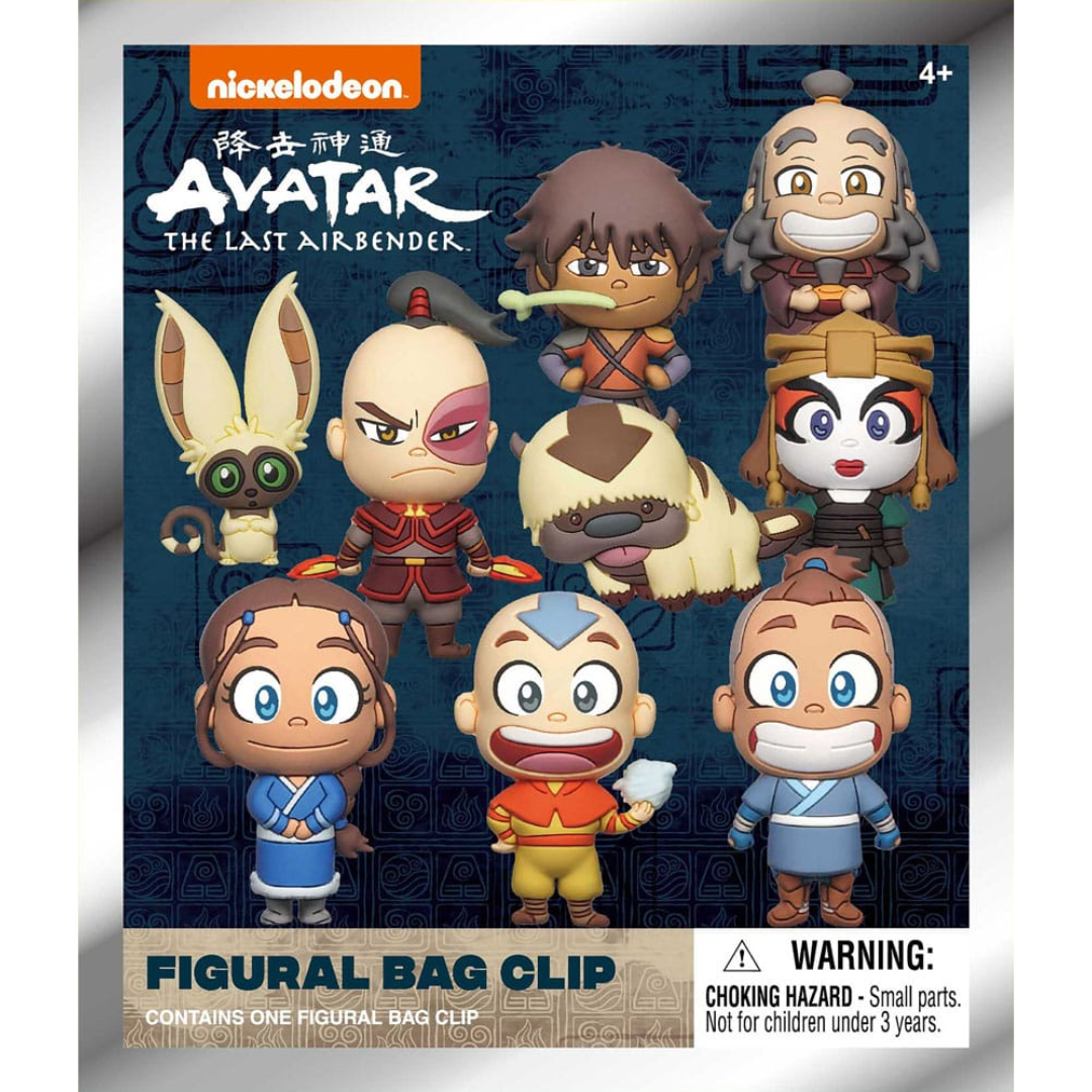 Avatar: The Last Airbender 3D PVC Bag Clips Series 1