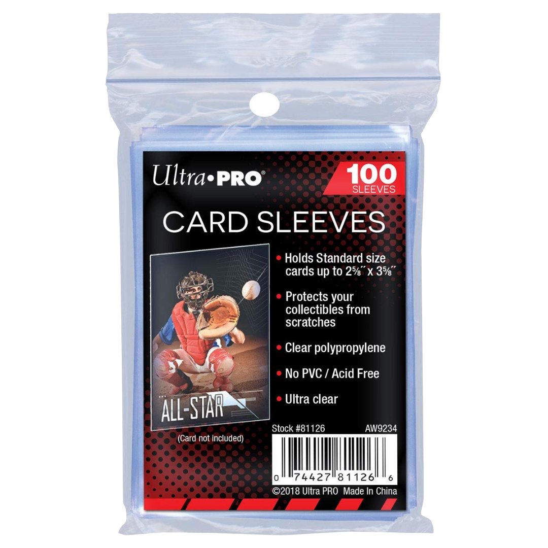 Ultra-pro clear sleeves (pk 100)