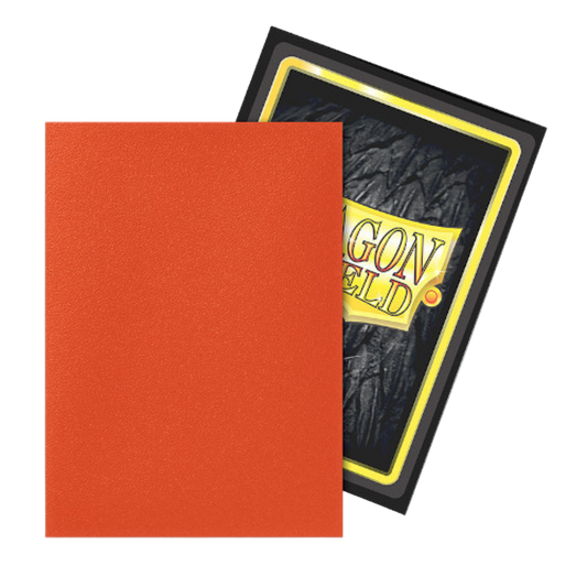 Dragon Shield - Dual Matte Standard Size Sleeves 100pk - Ember