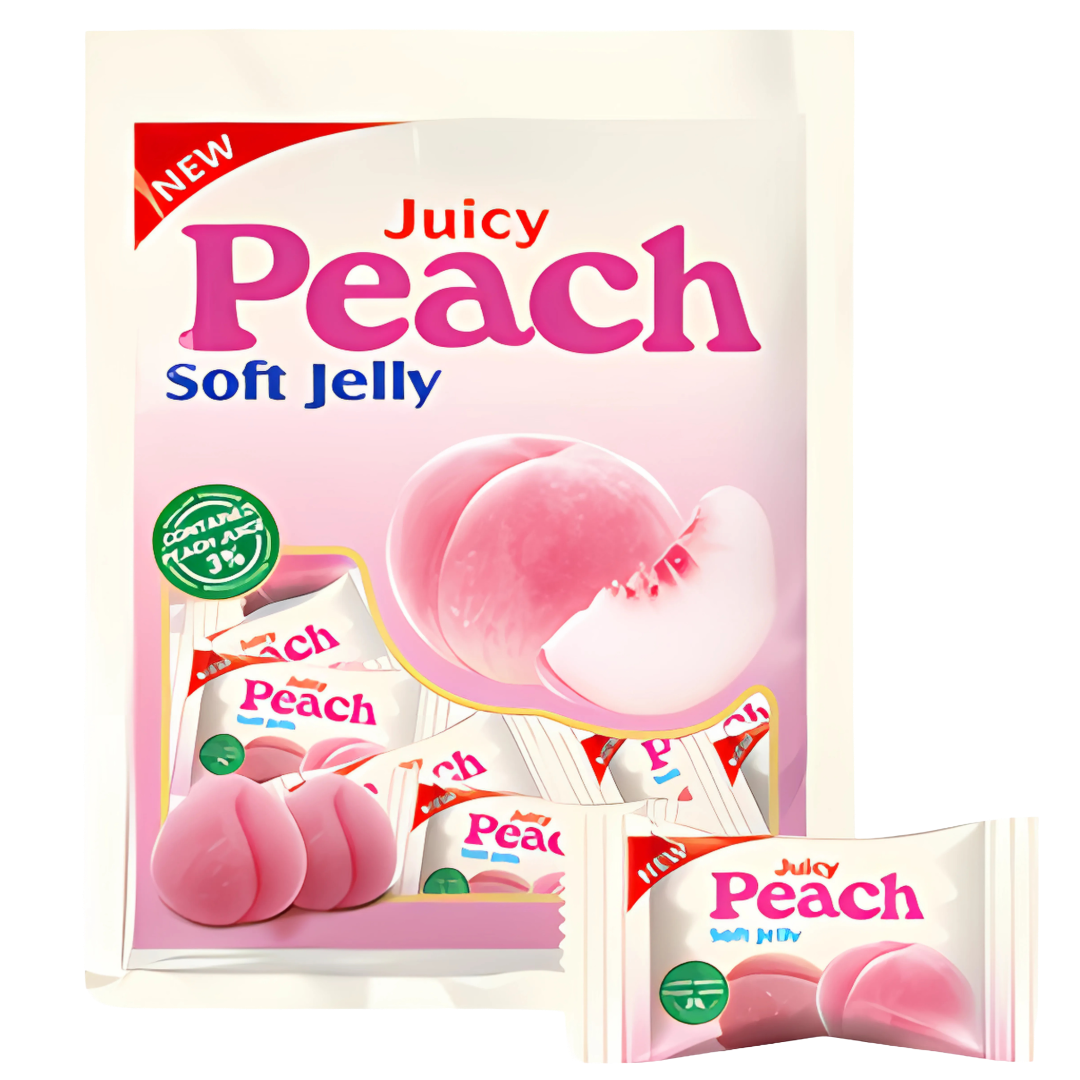 Juicy Peach Flavour Soft Jelly
