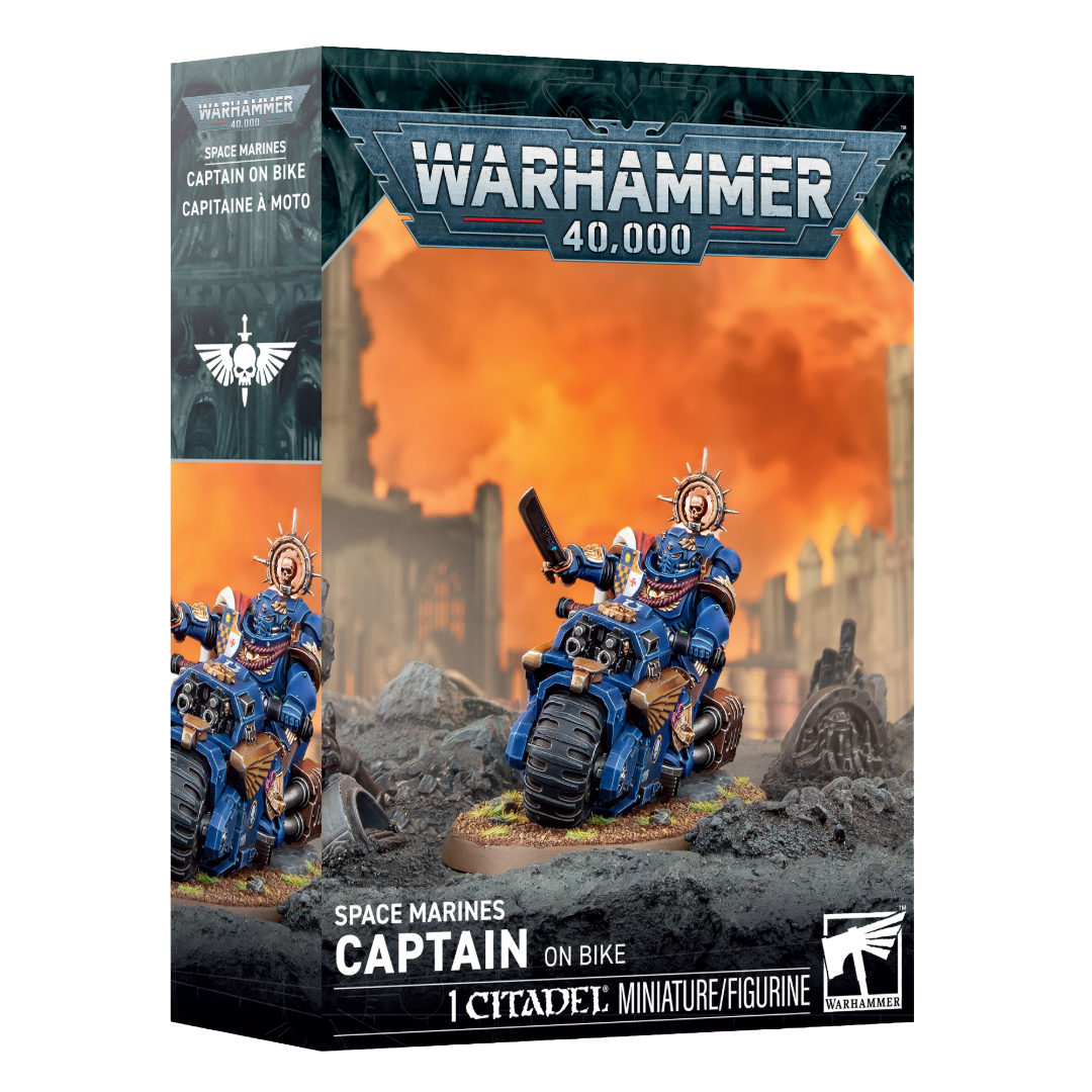 Warhammer 40,000 - Space Marines: Captain On Bike