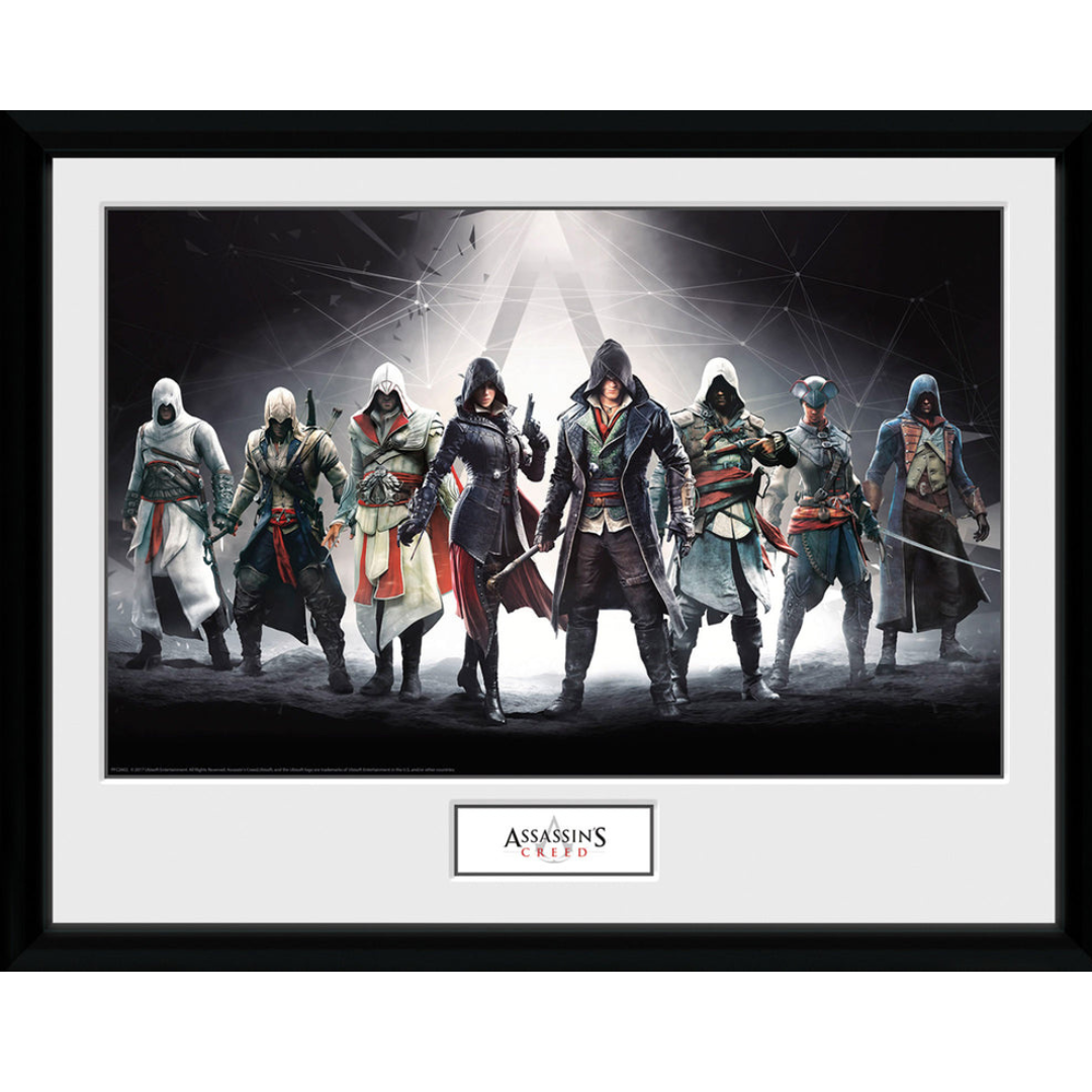 Assassin's Creed Characters 30 x 40cm Framed Collector Print