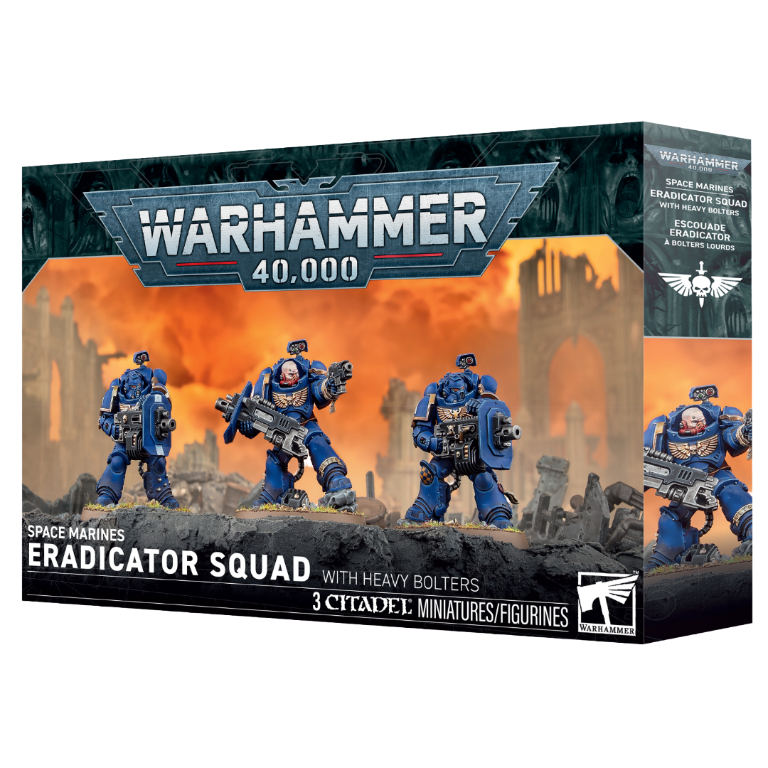Warhammer 40,000 - Space Marines: Eradicator Squad With Heavy Bolters
