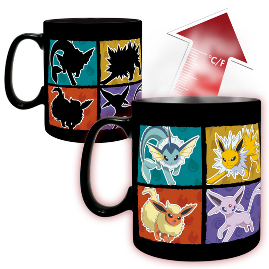 Pokemon Eevee 460ml Heat Change Mug