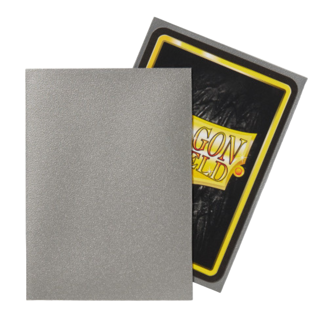Dragon Shield - Matte Standard Size Sleeves 100pk - Silver
