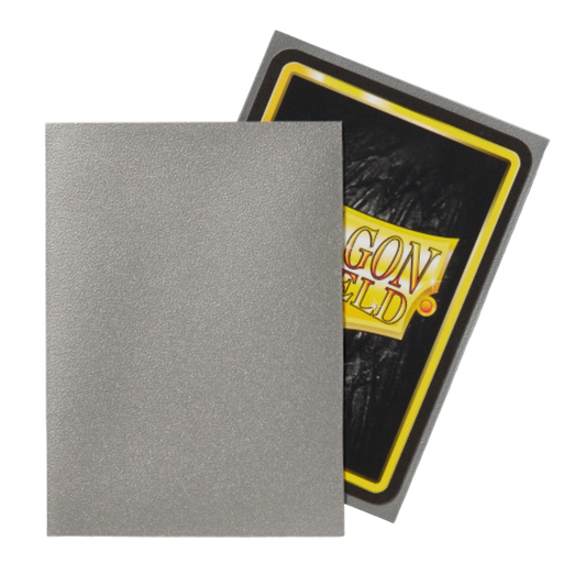 Dragon Shield - Matte Standard Size Sleeves 100pk - Silver