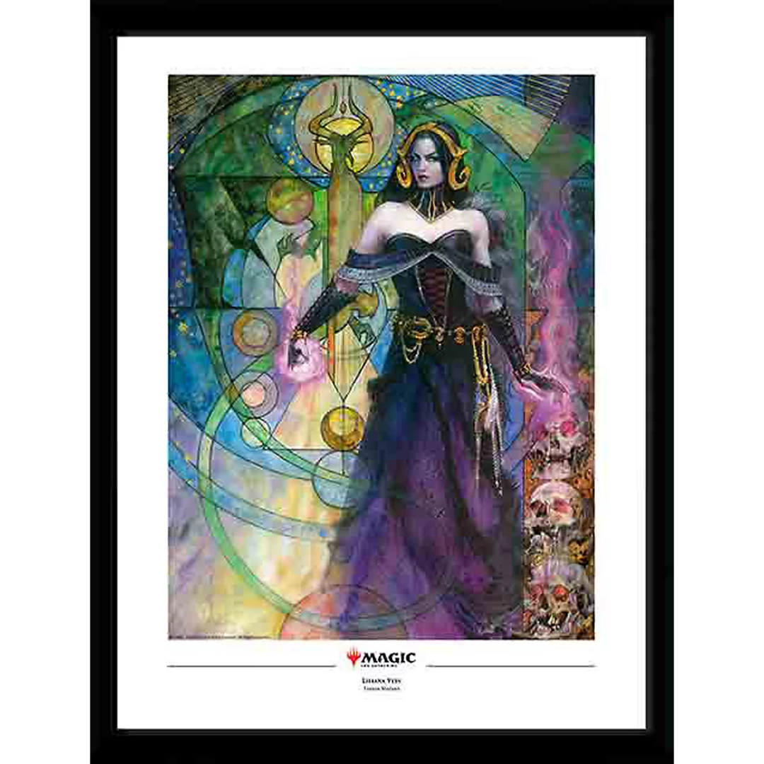 Magic the Gathering Liliana Framed Poster