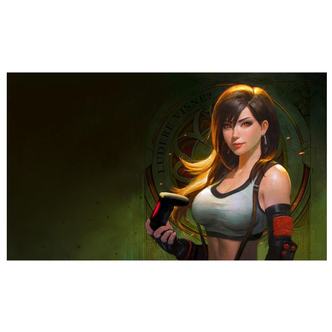 TCG: Tifa Stitched Playmat - 61 x 35 cm