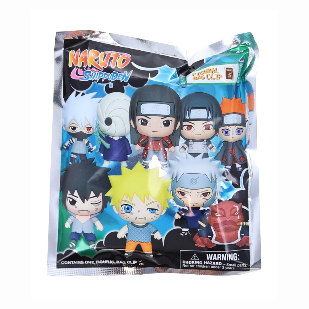 Naruto Shippuden 3D PVC Bag Clips Series 5