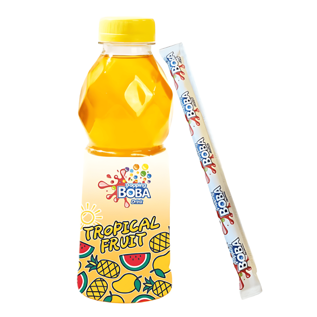 Popping Boba Drink Tropical Fruit Flavour 500ml