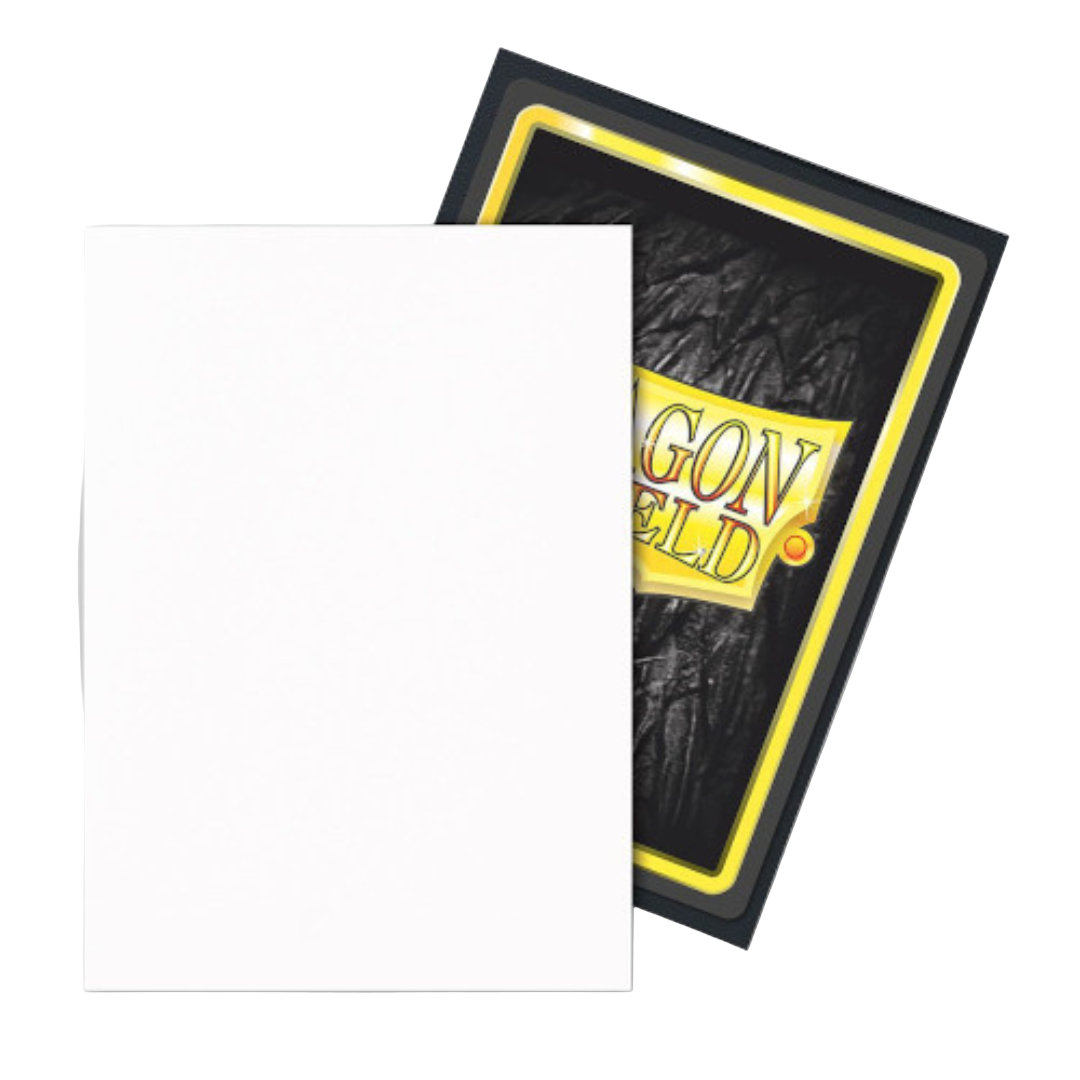 Dragon Shield - Dual Matte Standard Size Sleeves 100pk - Snow