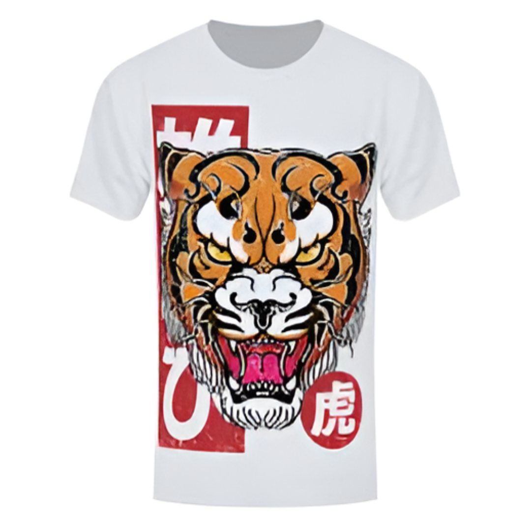 Unorthodox Collective Tiger Tattoo Men's White T-shirt