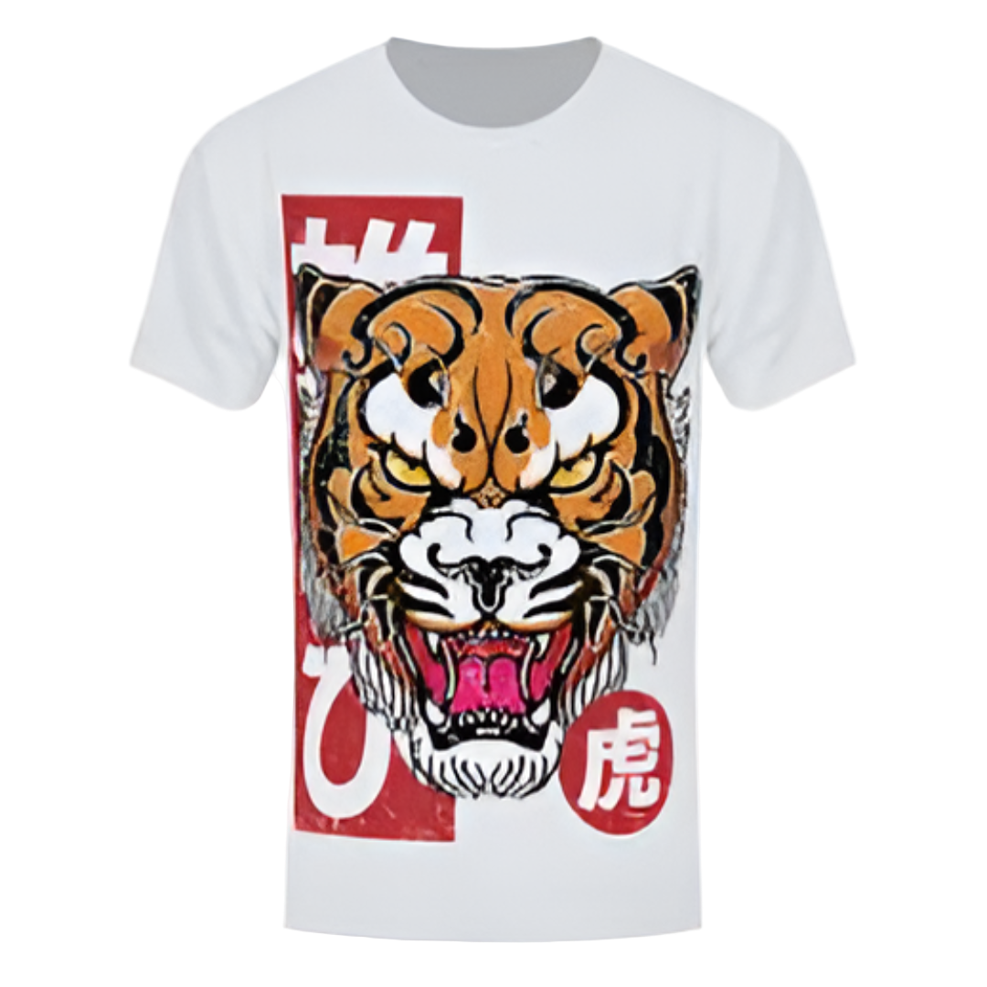 Unorthodox Collective Tiger Tattoo Men's White T-shirt