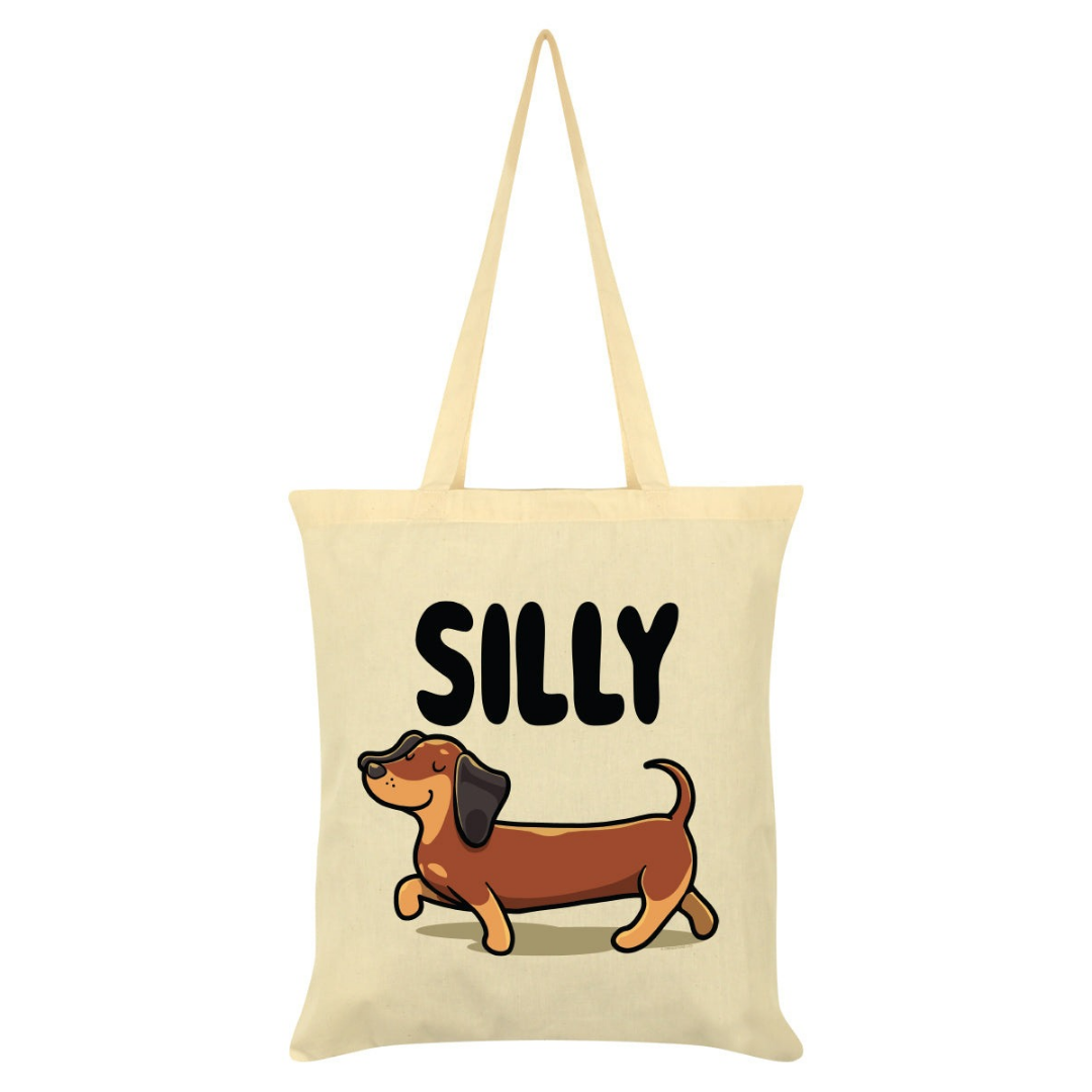 Silly Sausage Cream Tote Bag