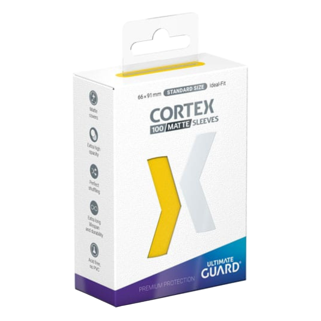 Ultimate Guard Cortex Sleeves Matte Standard Size (100) - Yellow