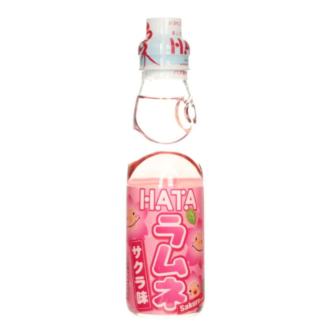 Hatakosen Ramune Soda - Sakura Flavour 200ml