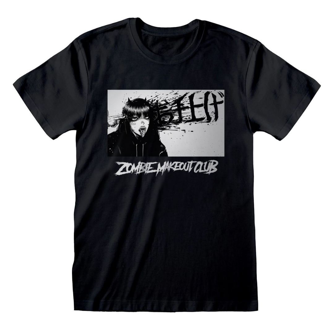 Zombie Makeout Club T-shirt Black (White Print)