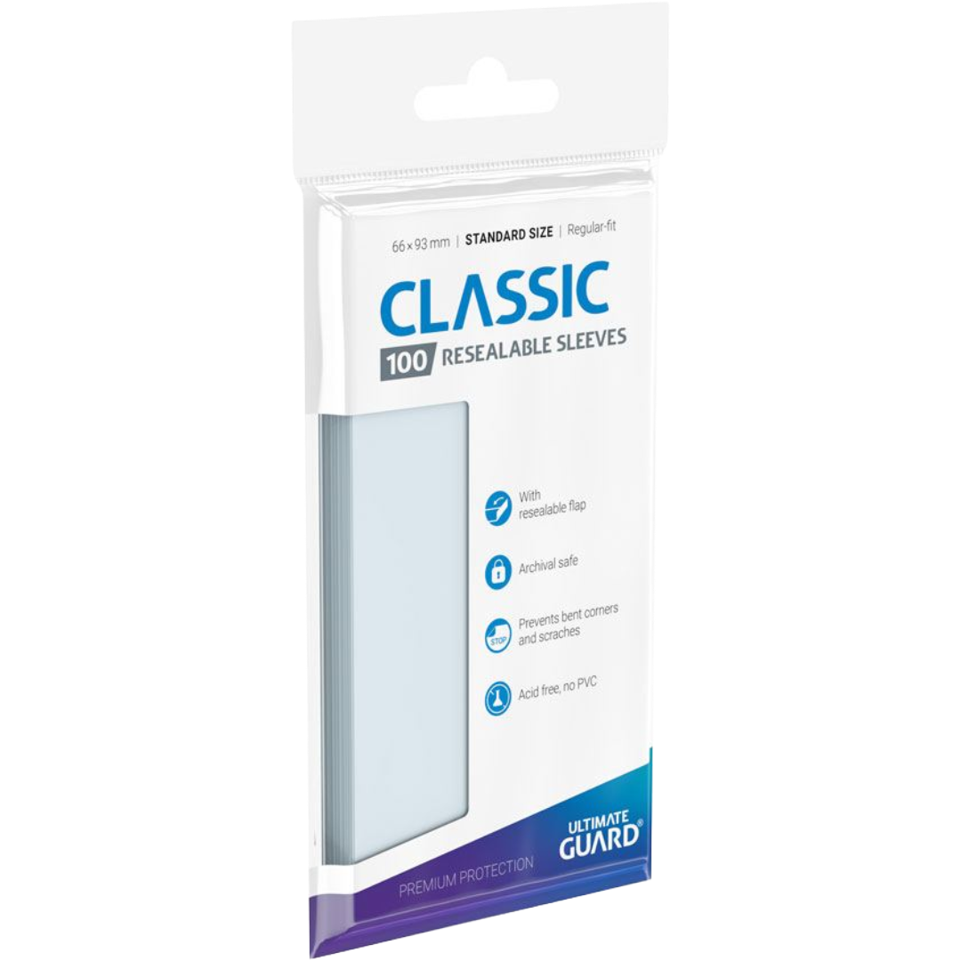 Ultimate Guard Classic Sleeves Standard Size (100) - Resealable