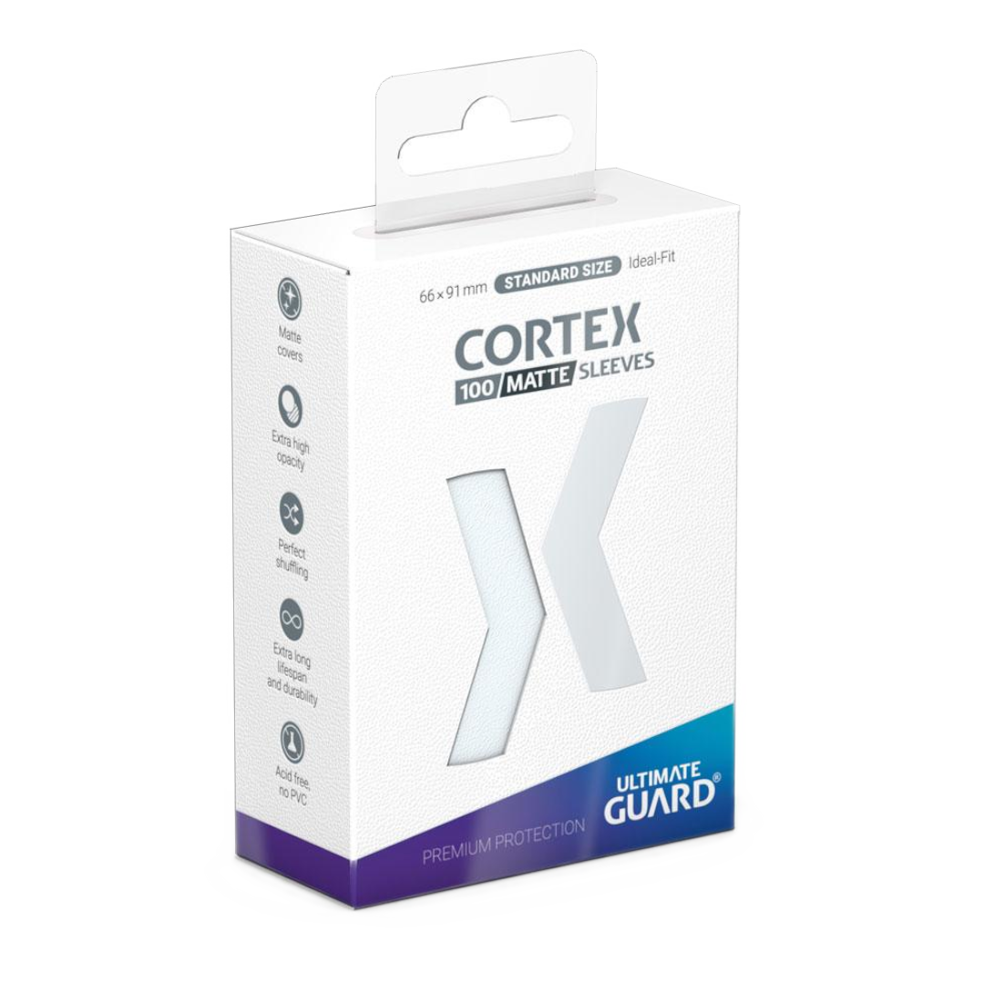 Ultimate Guard Cortex Sleeves Matte Standard Size (100) - Transparent